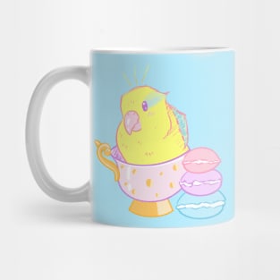 Yellow Parrotlet Tea Party Mug